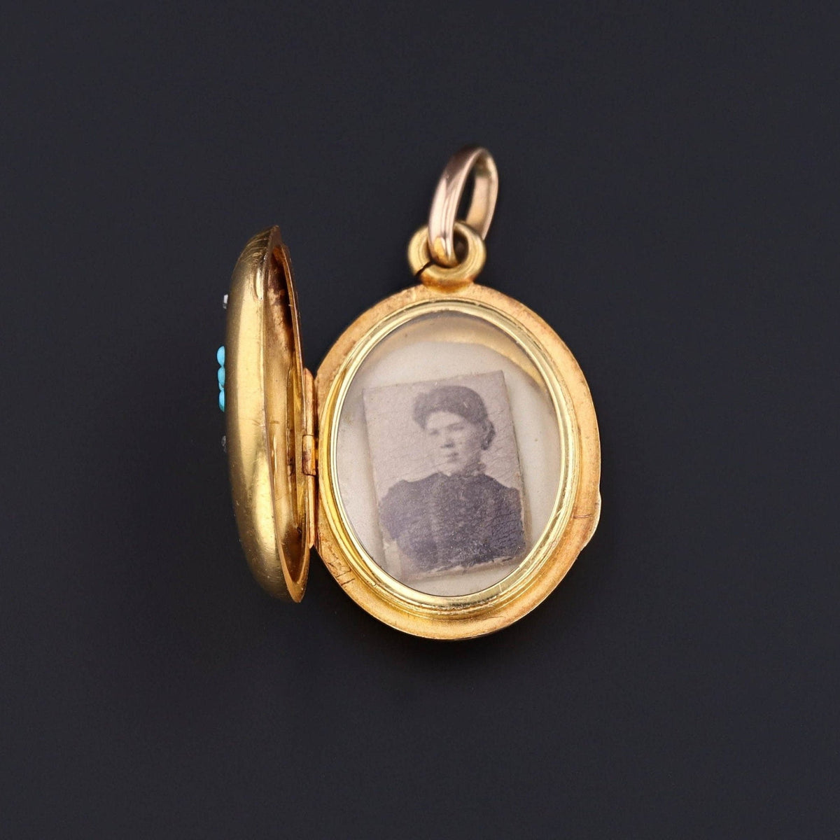 Antique Forget - me - Not Locket | Antique Locket - Trademark Antiques