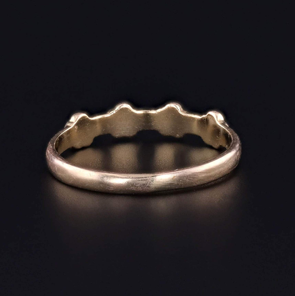 Antique Forget - me - not Pinky or Child's Ring of 10k Gold - Trademark Antiques