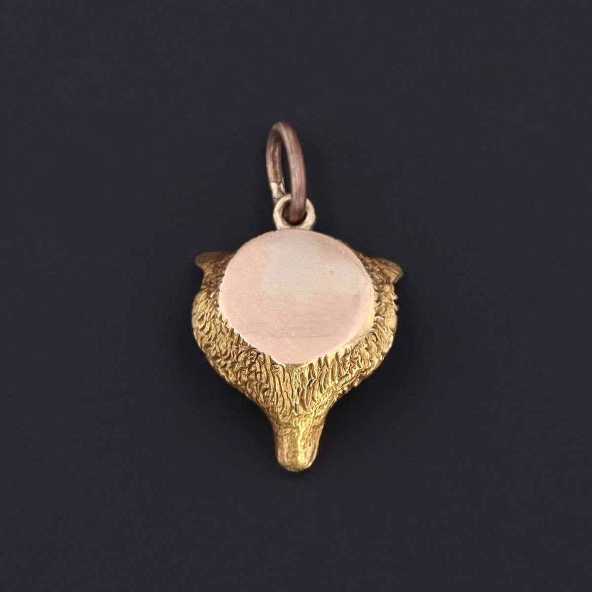 Antique Fox Charm | Antique Gold Fox Charm - Trademark Antiques
