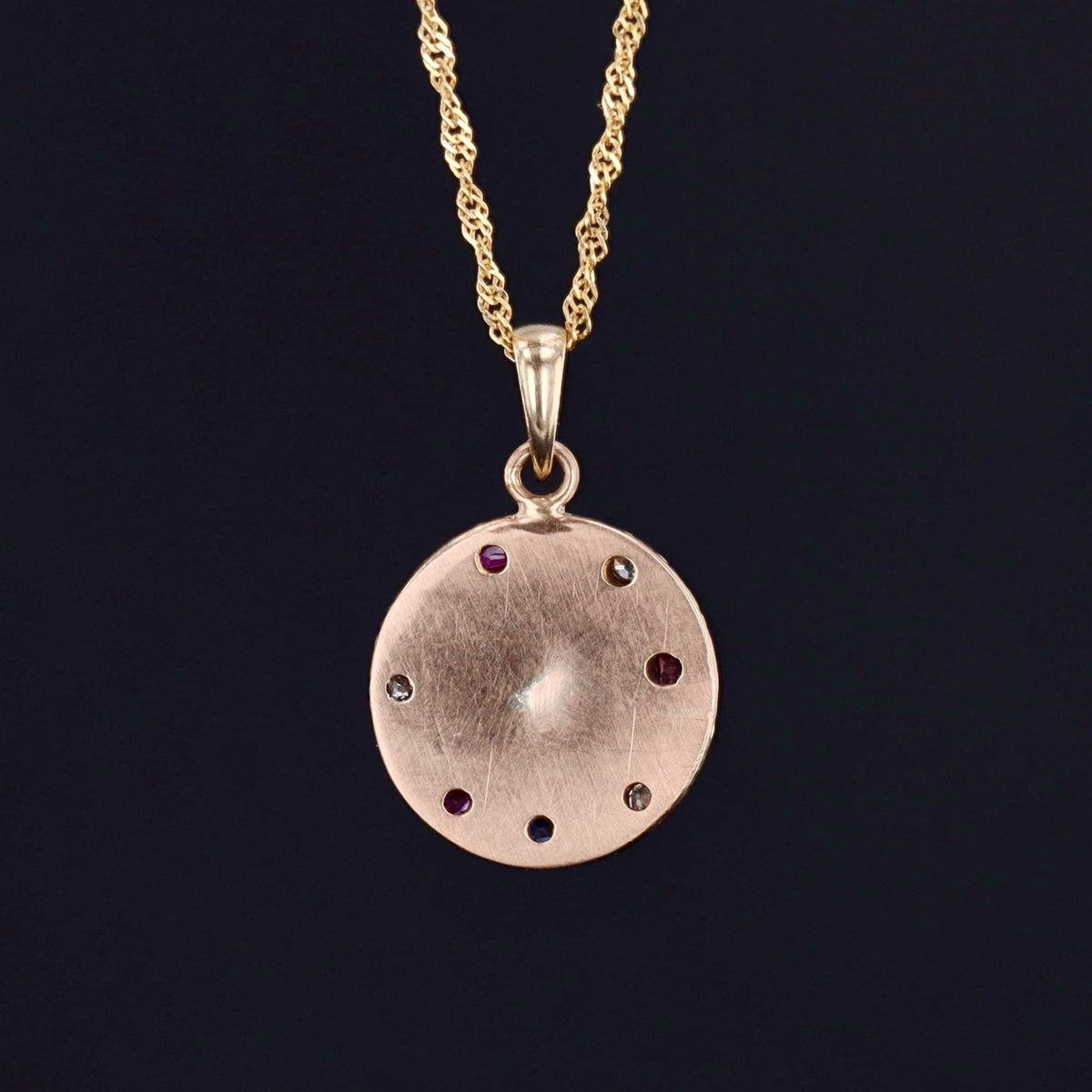 Antique Fox Pendant | Fox with Rubies, Diamonds and Sapphire - Trademark Antiques