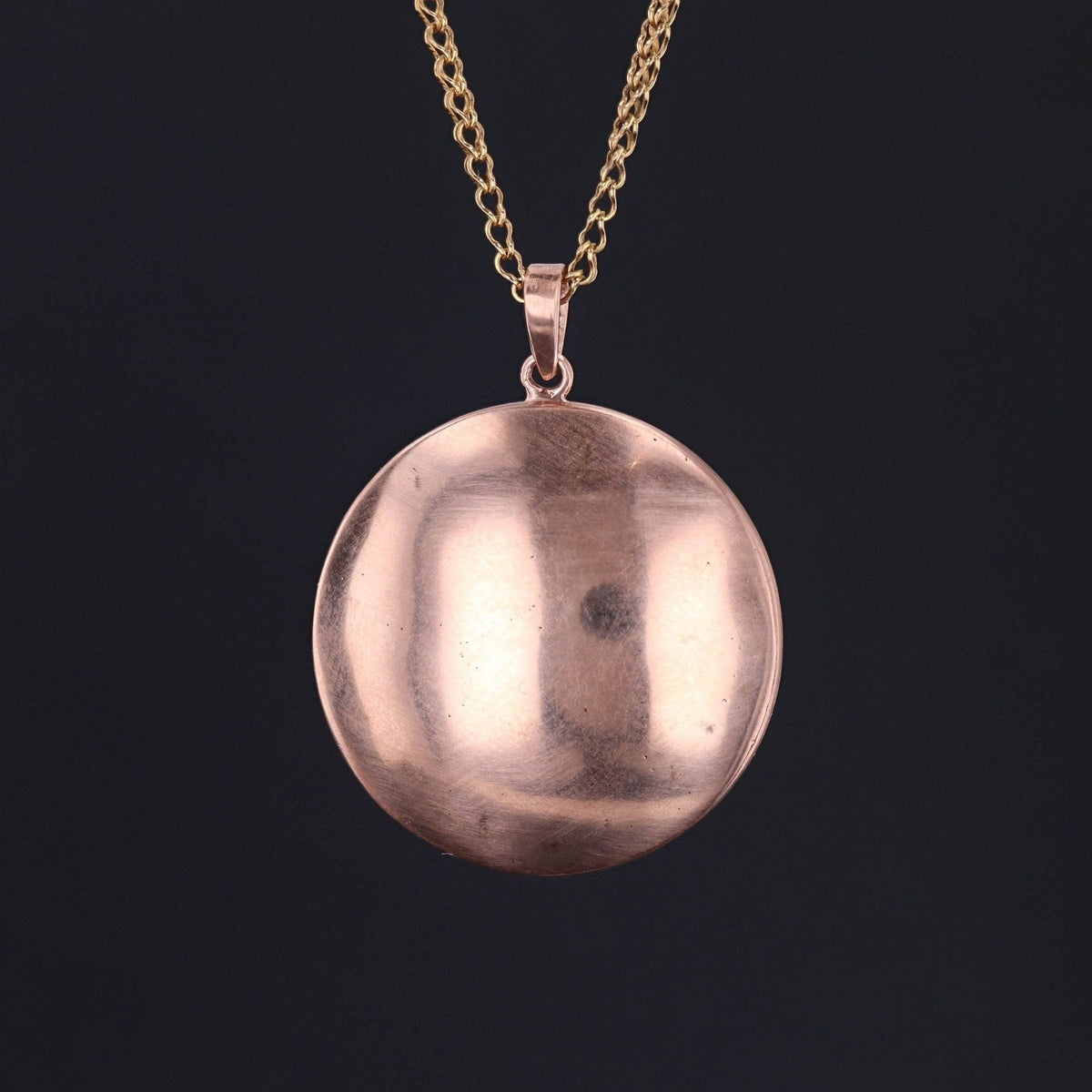 Antique Frog Shakudo Pendant Mounted in 14k Rose Gold - Trademark Antiques