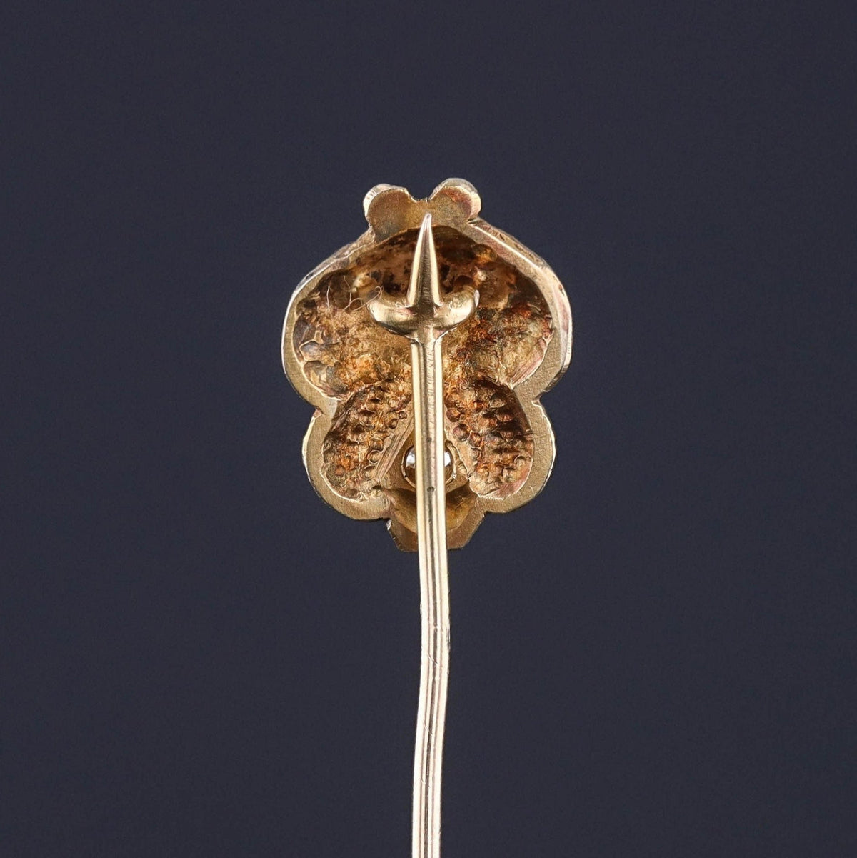 Antique Gargoyle Stickpin of 14k Gold - Trademark Antiques
