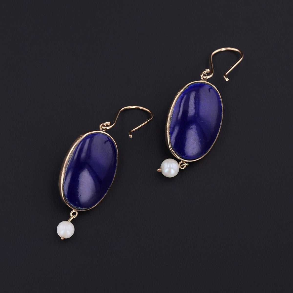 Antique Garnet Earrings | Victorian Earrings - Trademark Antiques