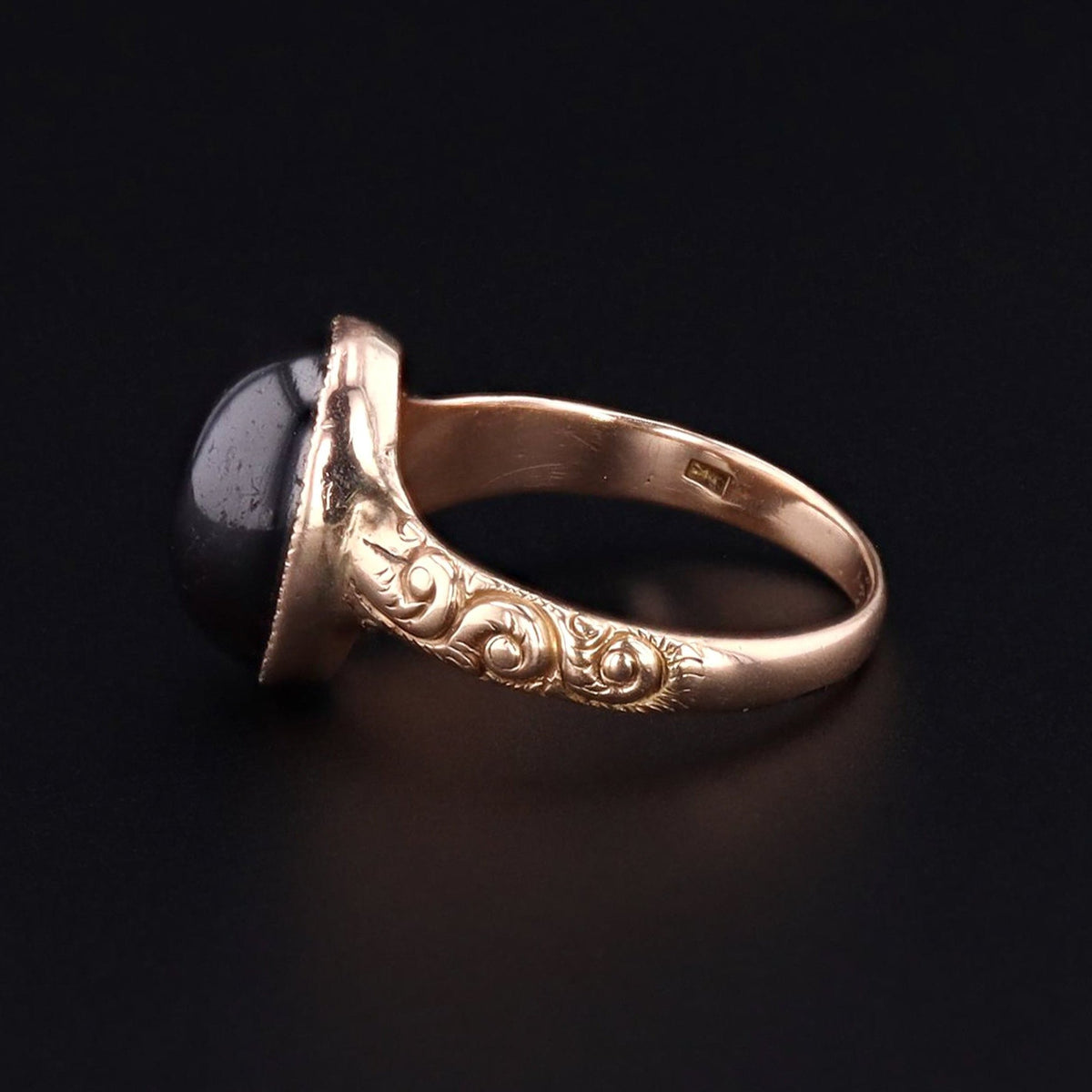 Antique Garnet Ring | 10k Gold Garnet Ring - Trademark Antiques