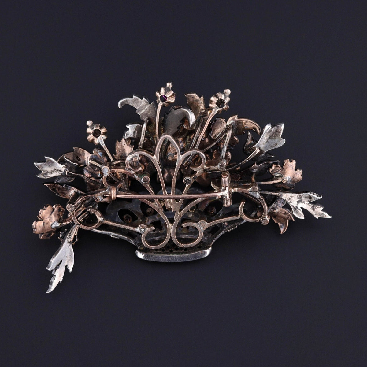 Antique Georgian Diamond Giardinetti Brooch - Trademark Antiques