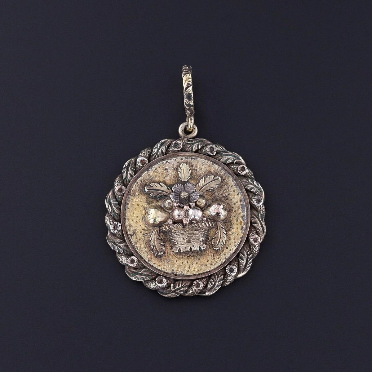 Antique Giardinetti Pendant of 10k Gold - Trademark Antiques