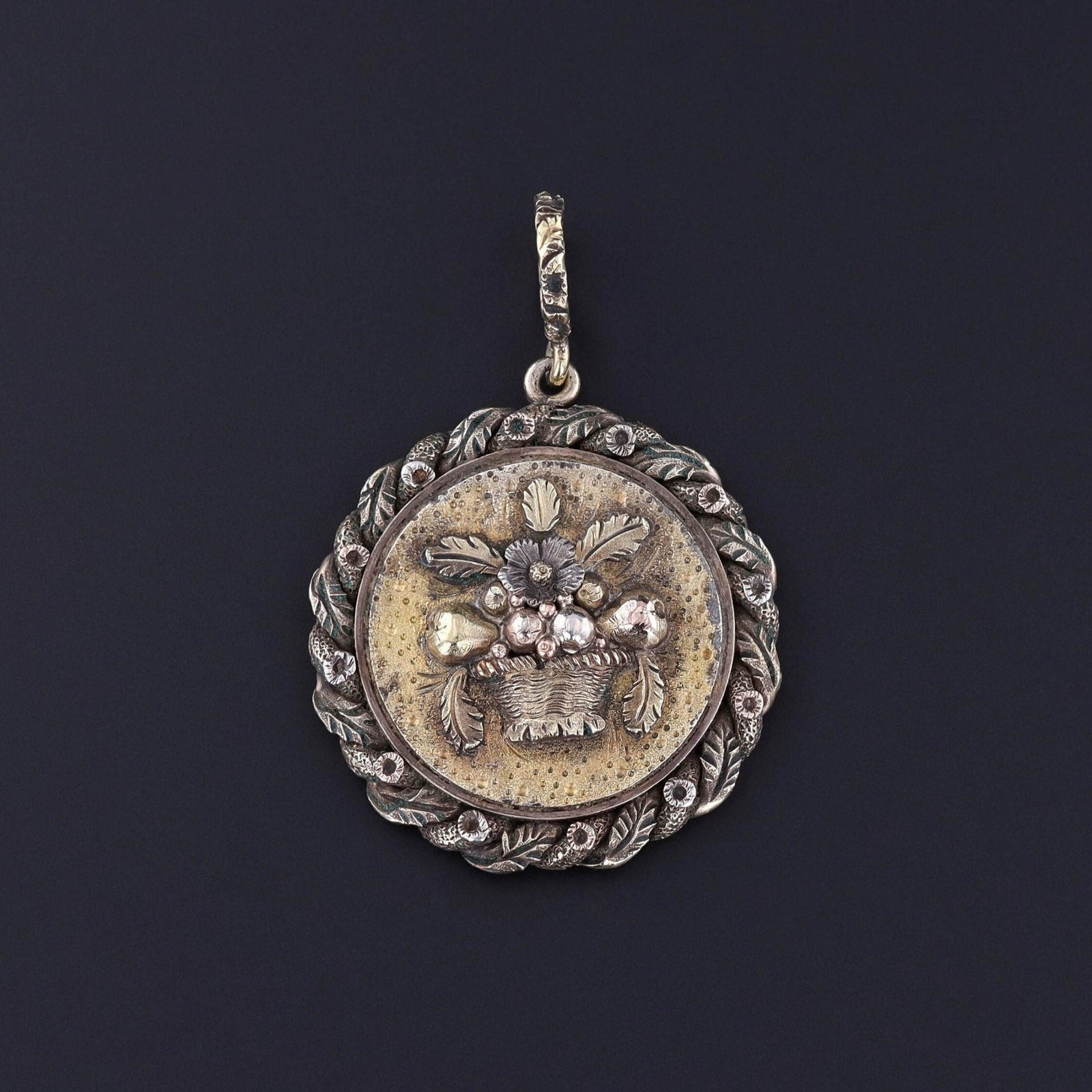 Antique Giardinetti Pendant of 10k Gold - Trademark Antiques