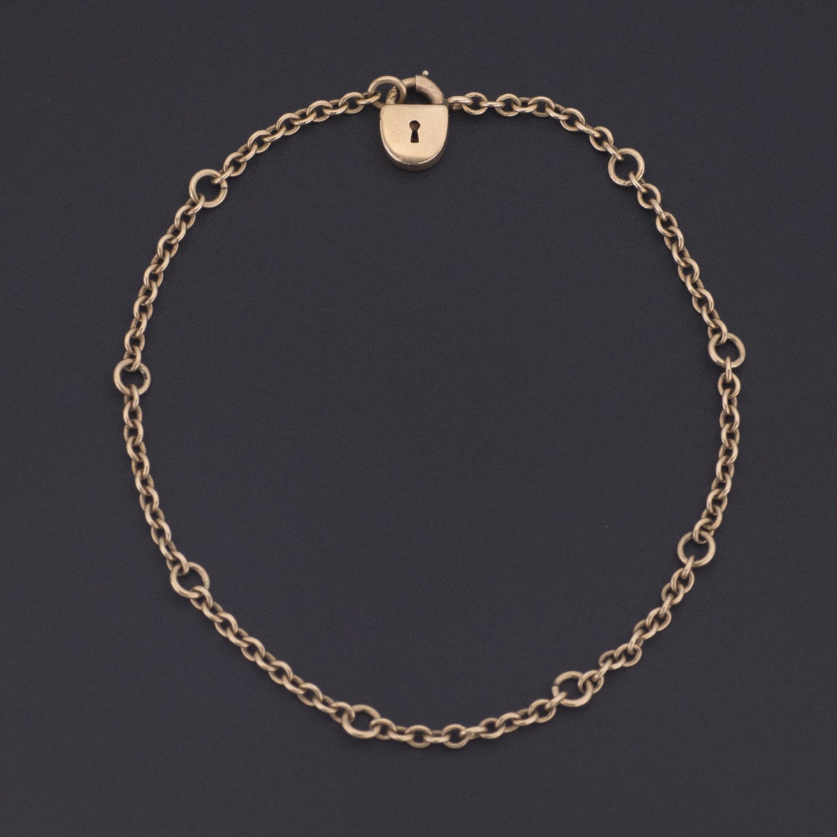 Antique Gold Bracelet | Antique Charm Bracelet - Trademark Antiques