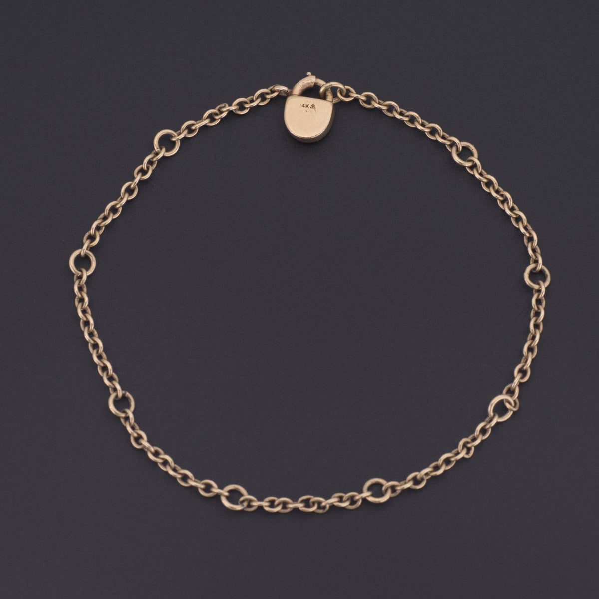 Antique Gold Bracelet | Antique Charm Bracelet - Trademark Antiques