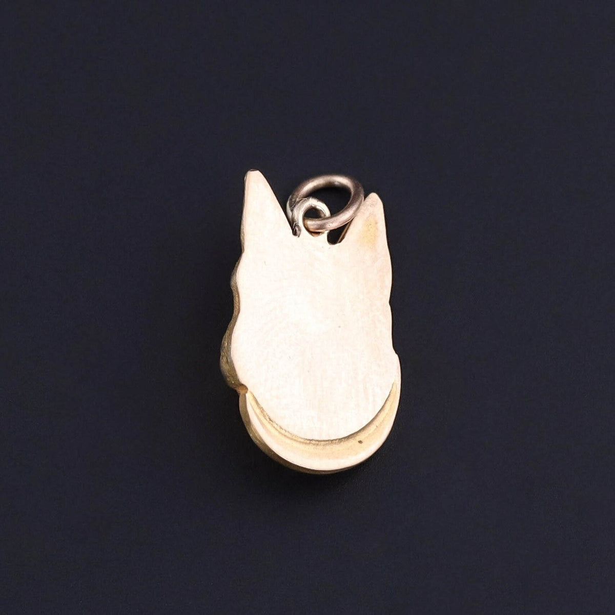 Antique Gold Filled Bulldog Charm - Trademark Antiques