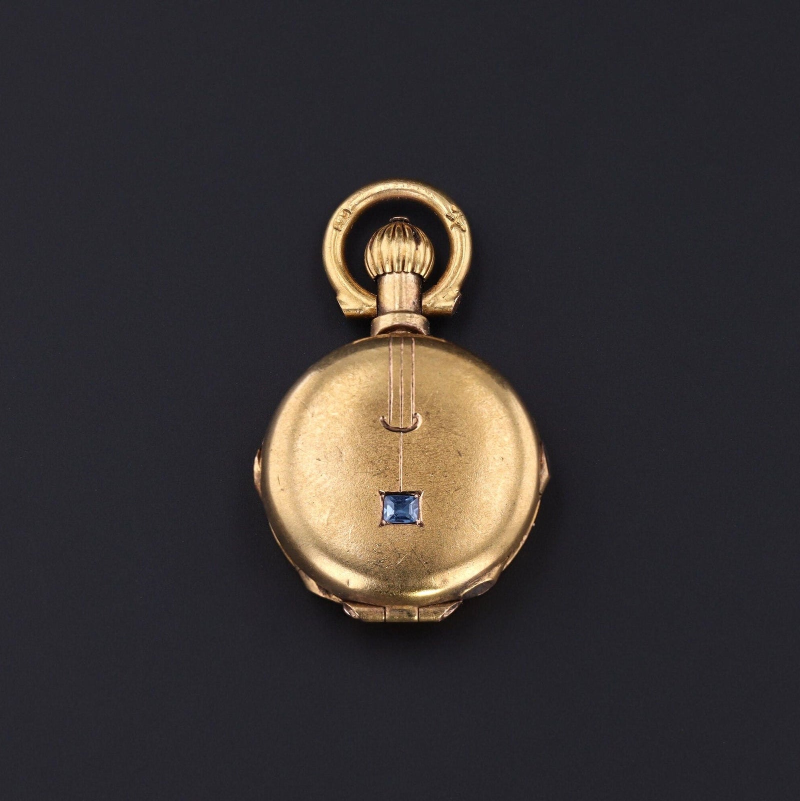 Antique Gold Locket | 14k Gold Locket - Trademark Antiques
