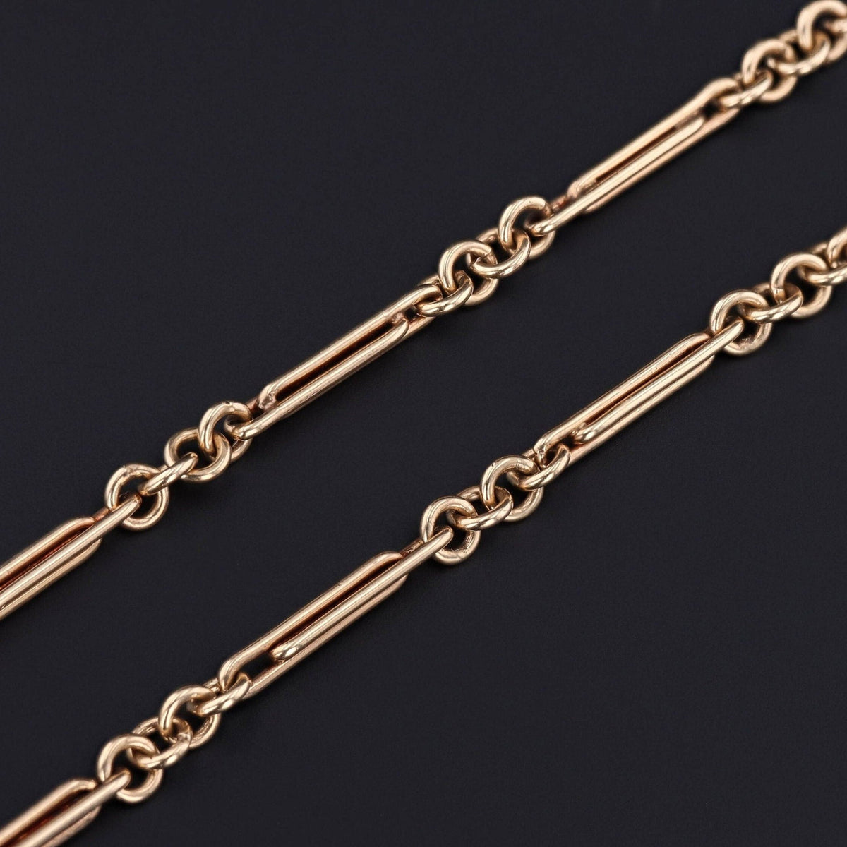 Antique Gold Necklace | 14k Gold Chain - Trademark Antiques