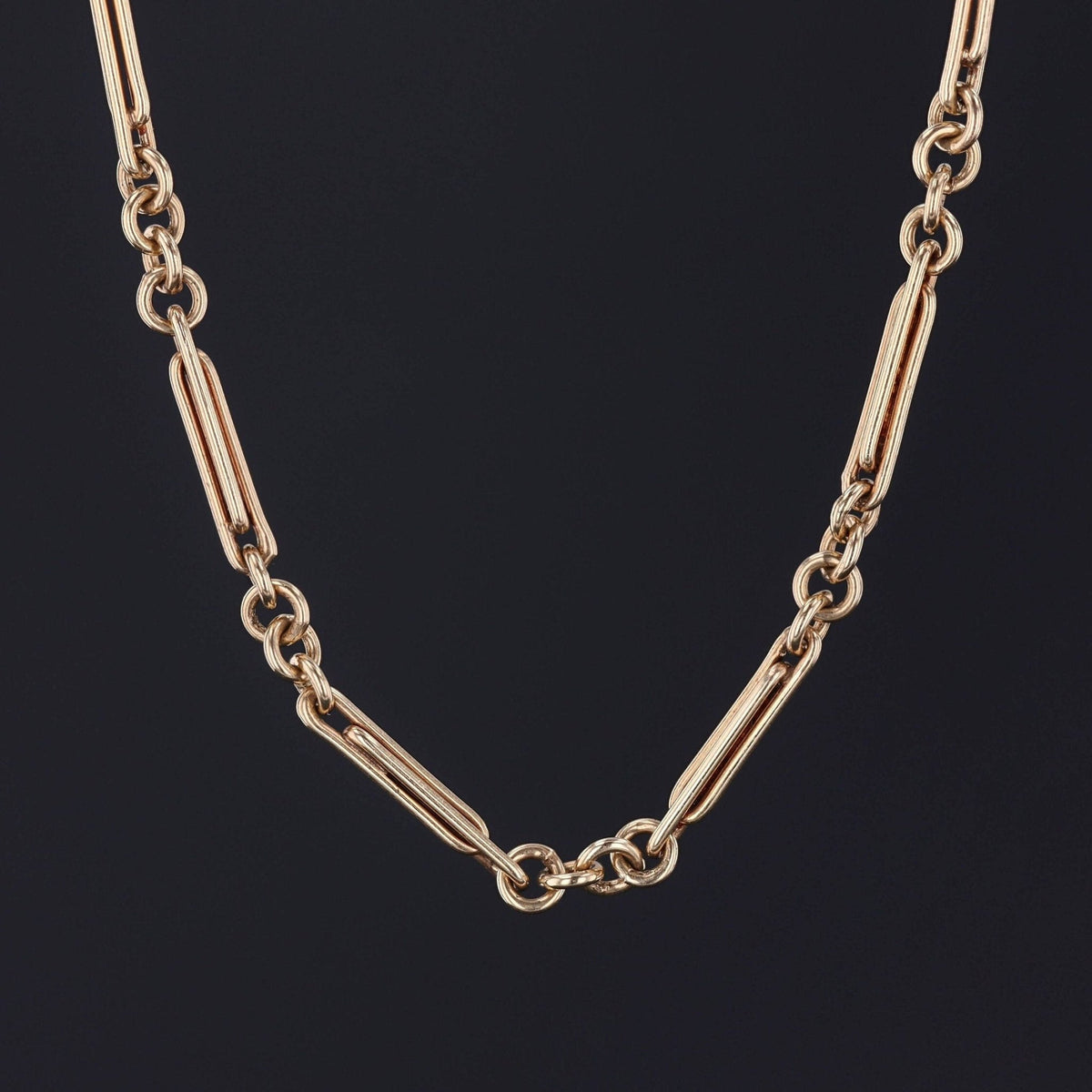 Antique Gold Necklace | 14k Gold Chain - Trademark Antiques