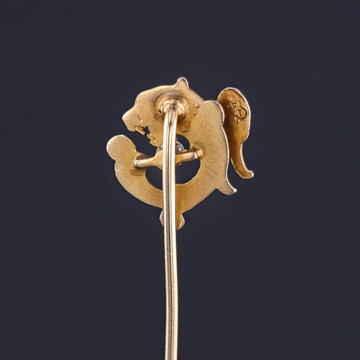 Antique Griffin Stickpin of 14k Gold - Trademark Antiques