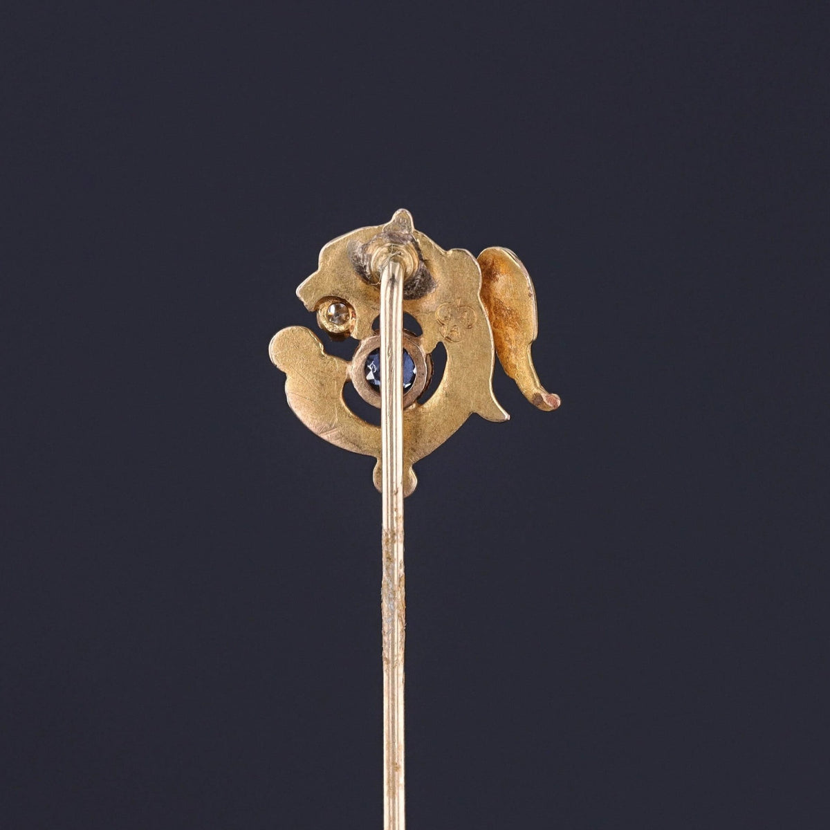 Antique Griffin Stickpin of 14k Gold - Trademark Antiques