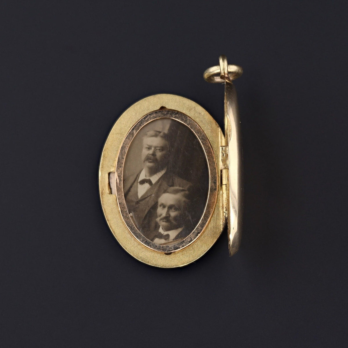 Antique Guilloche Enamel Locket | Antique Locket - Trademark Antiques