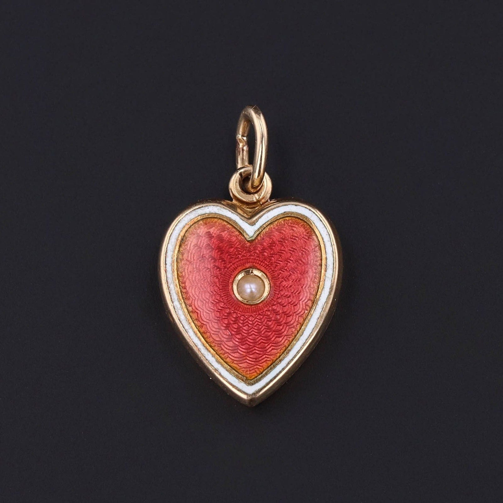 Antique Heart Locket | Heart Pendant - Trademark Antiques