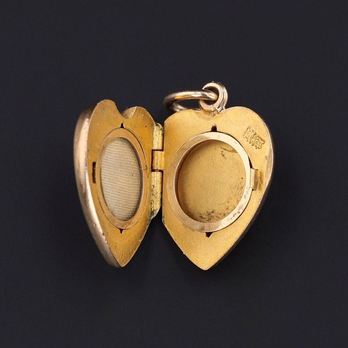 Antique Heart Locket | Heart Pendant - Trademark Antiques