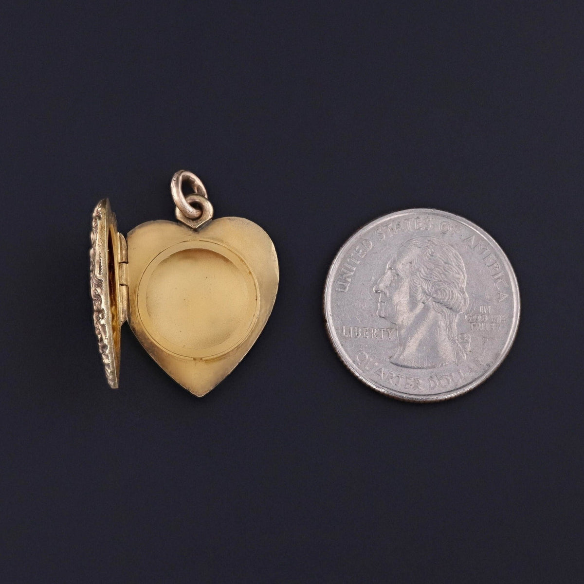 Antique Heart Locket of 14k Gold - Trademark Antiques