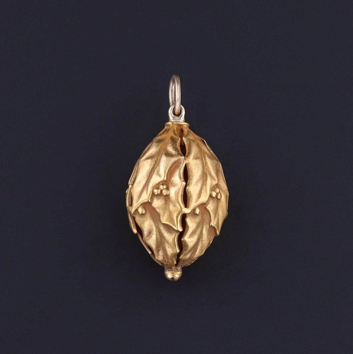 Antique Holly Charm of 10k Gold - Trademark Antiques