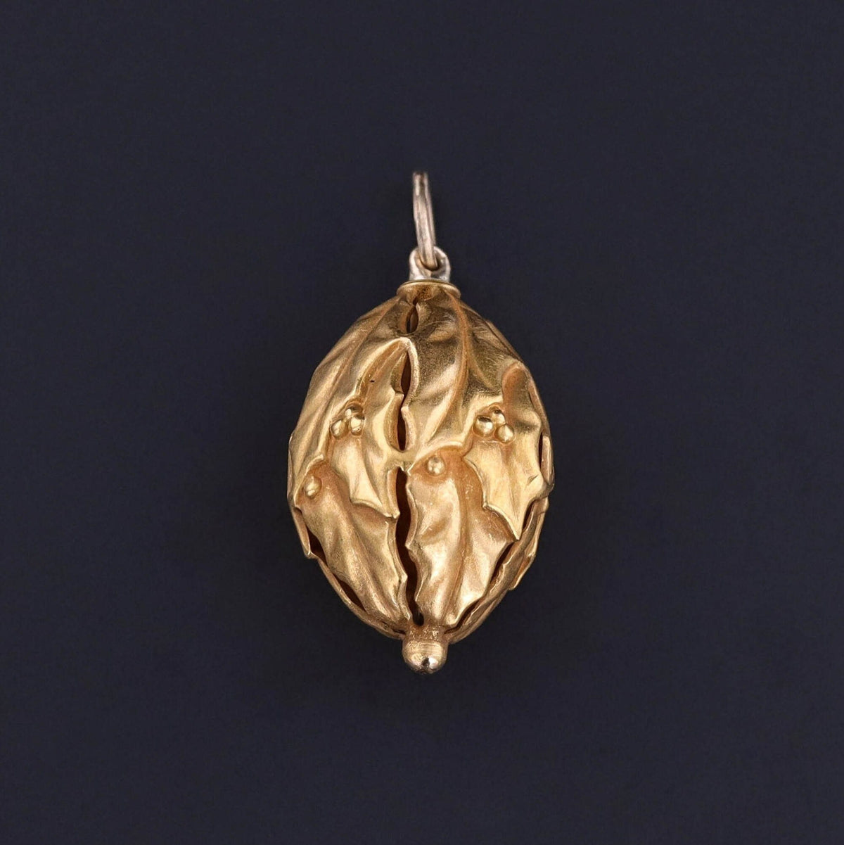 Antique Holly Charm of 10k Gold - Trademark Antiques