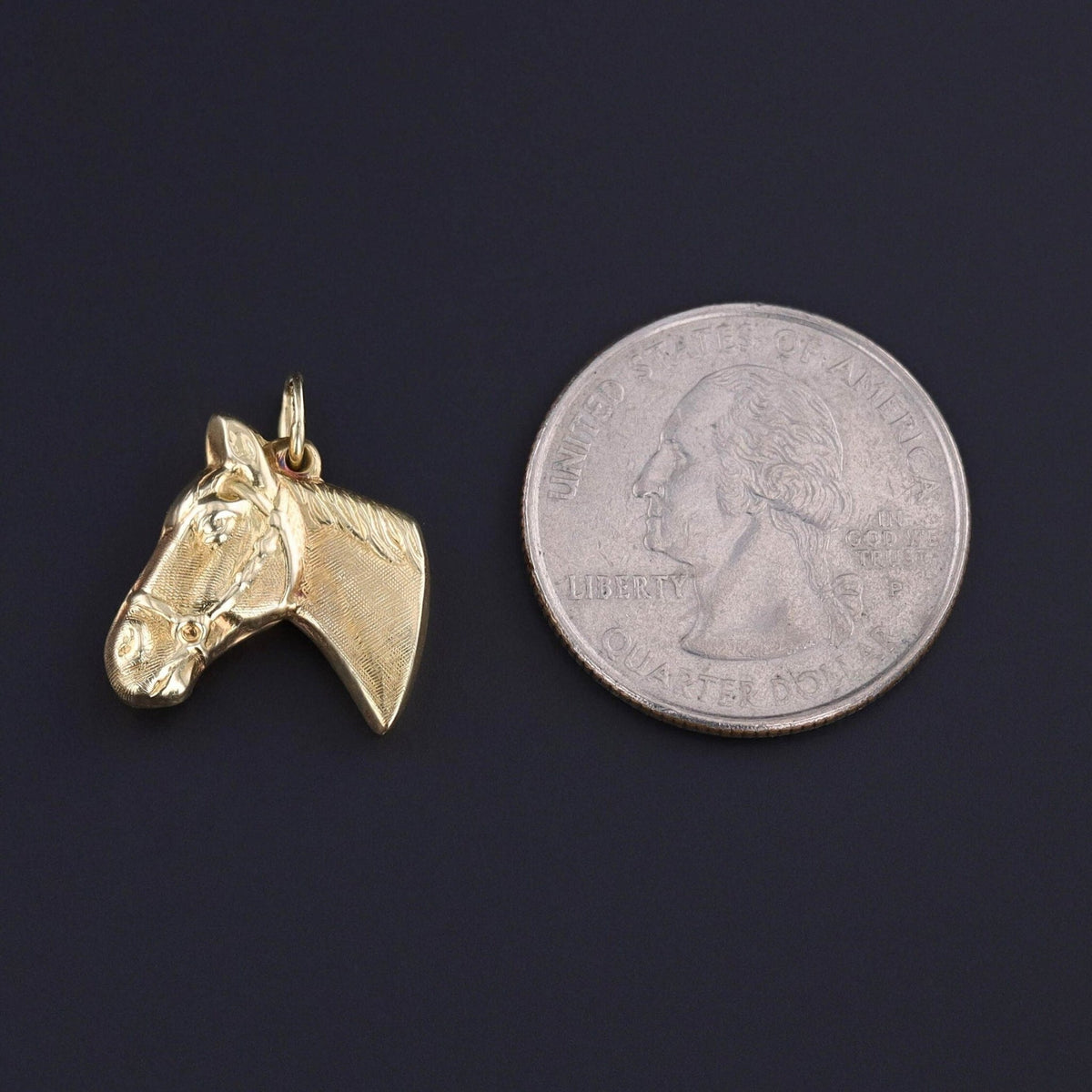 Antique Horse Charm of 14k Gold - Trademark Antiques