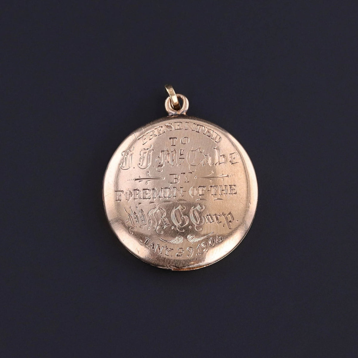 Antique Horse Locket of 10k Gold - Trademark Antiques
