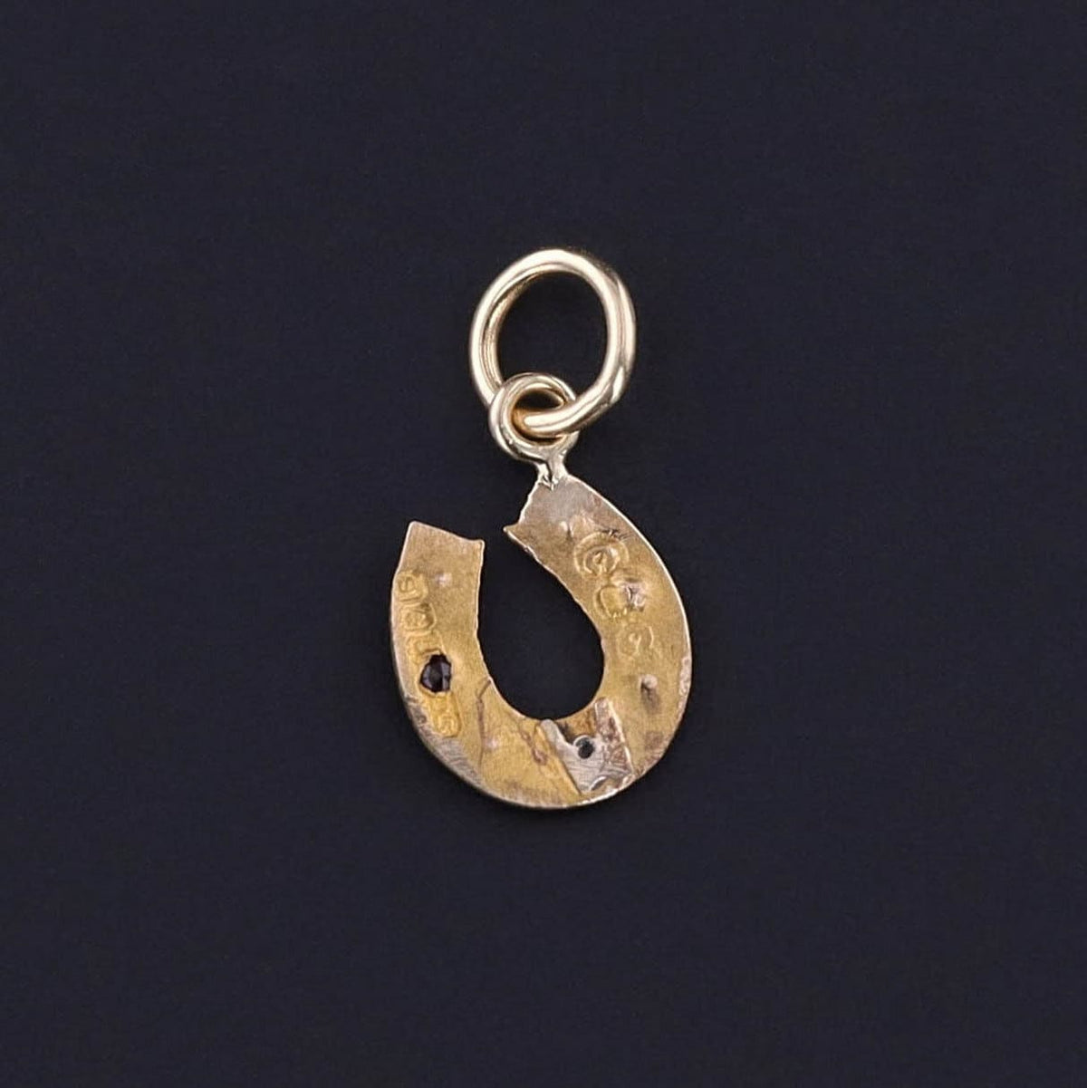 Antique Horseshoe Charm of 9ct Gold - Trademark Antiques