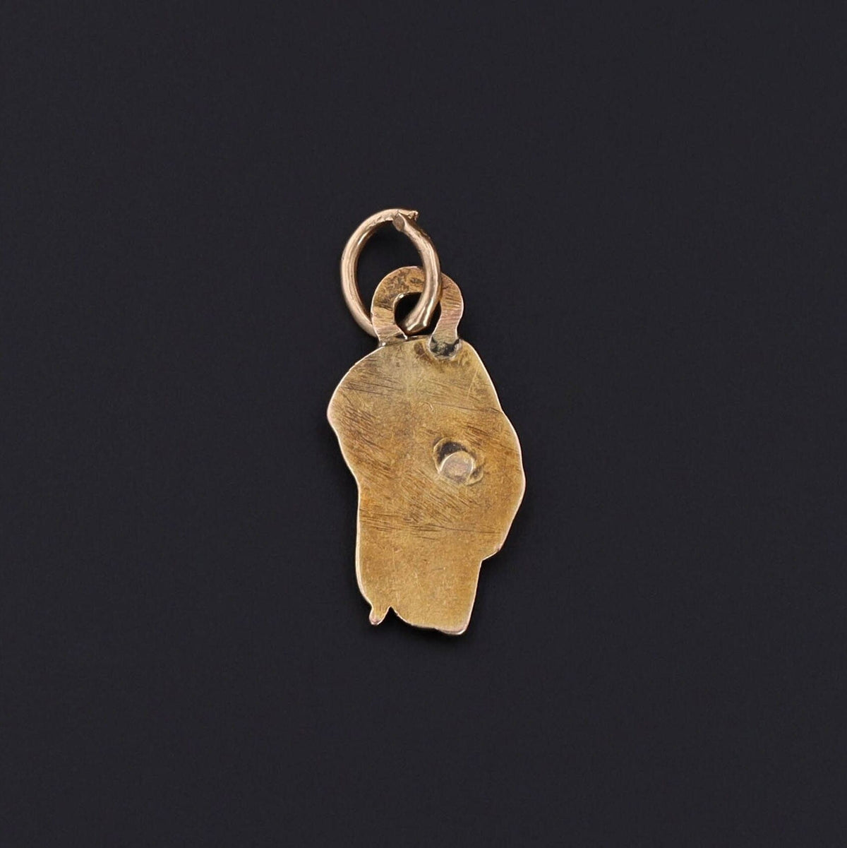 Antique Hunting or Hound Dog Charm of 14k Gold - Trademark Antiques