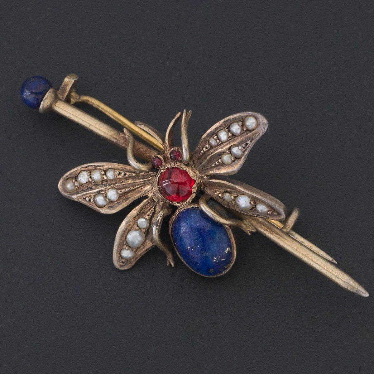 Antique Insect Pin | Antique Bug Brooch - Trademark Antiques