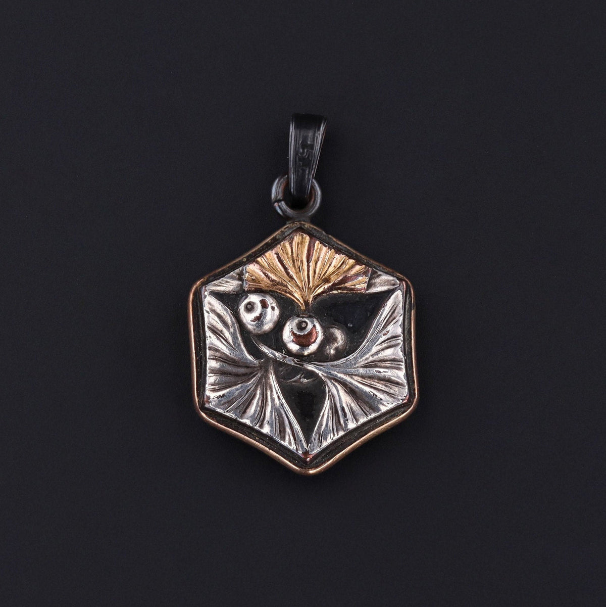 Antique Japanese Compass Charm | Antique Compass - Trademark Antiques