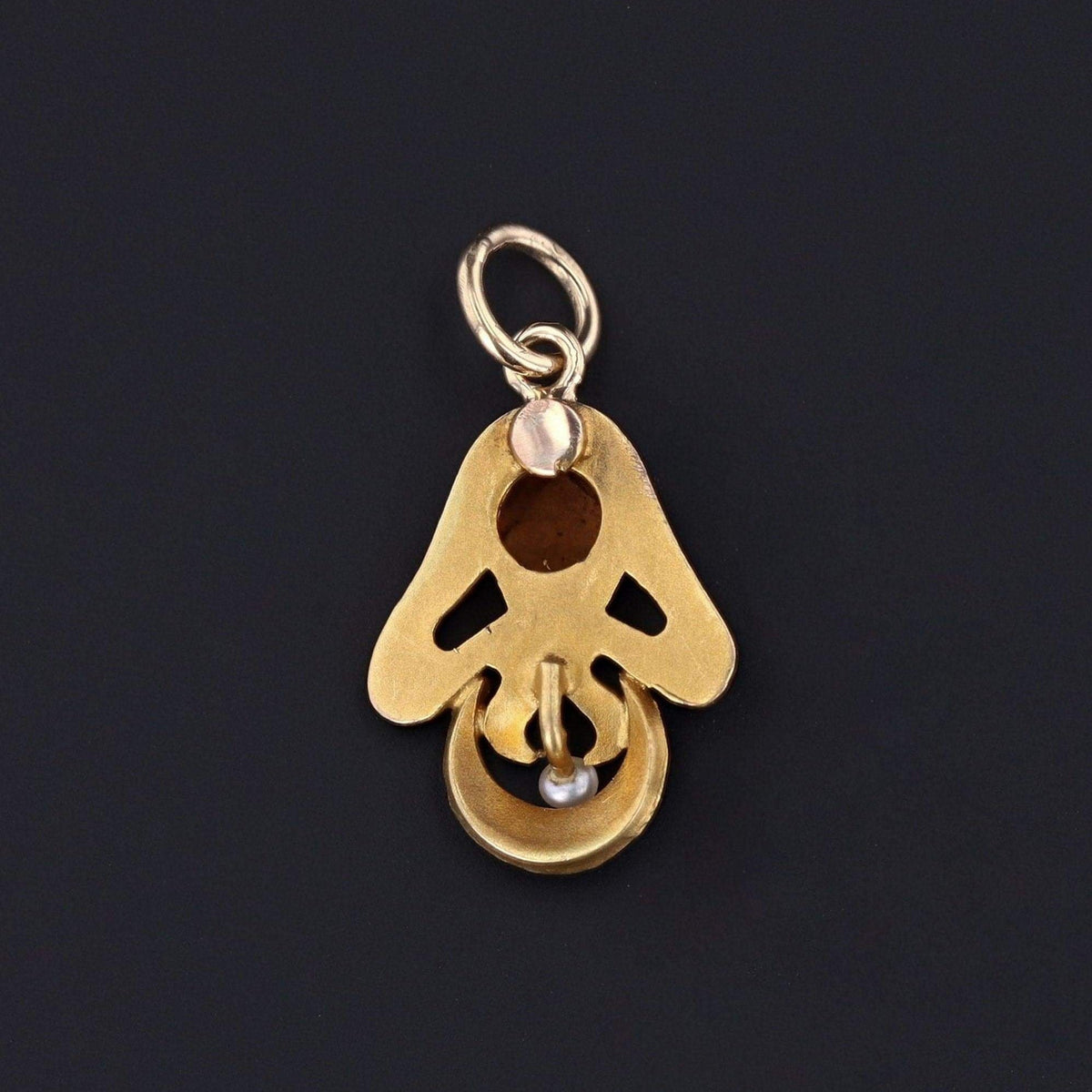 Antique Lady Charm | Art Nouveau Woman Charm - Trademark Antiques