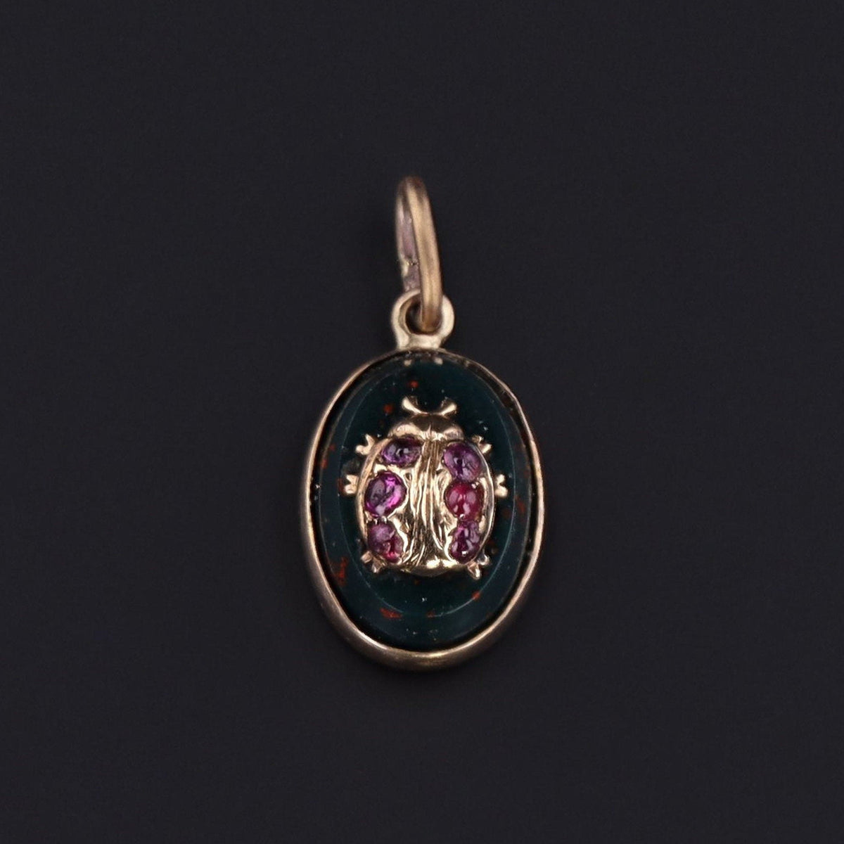 Antique Ladybug Charm | Pin Conversion - Trademark Antiques