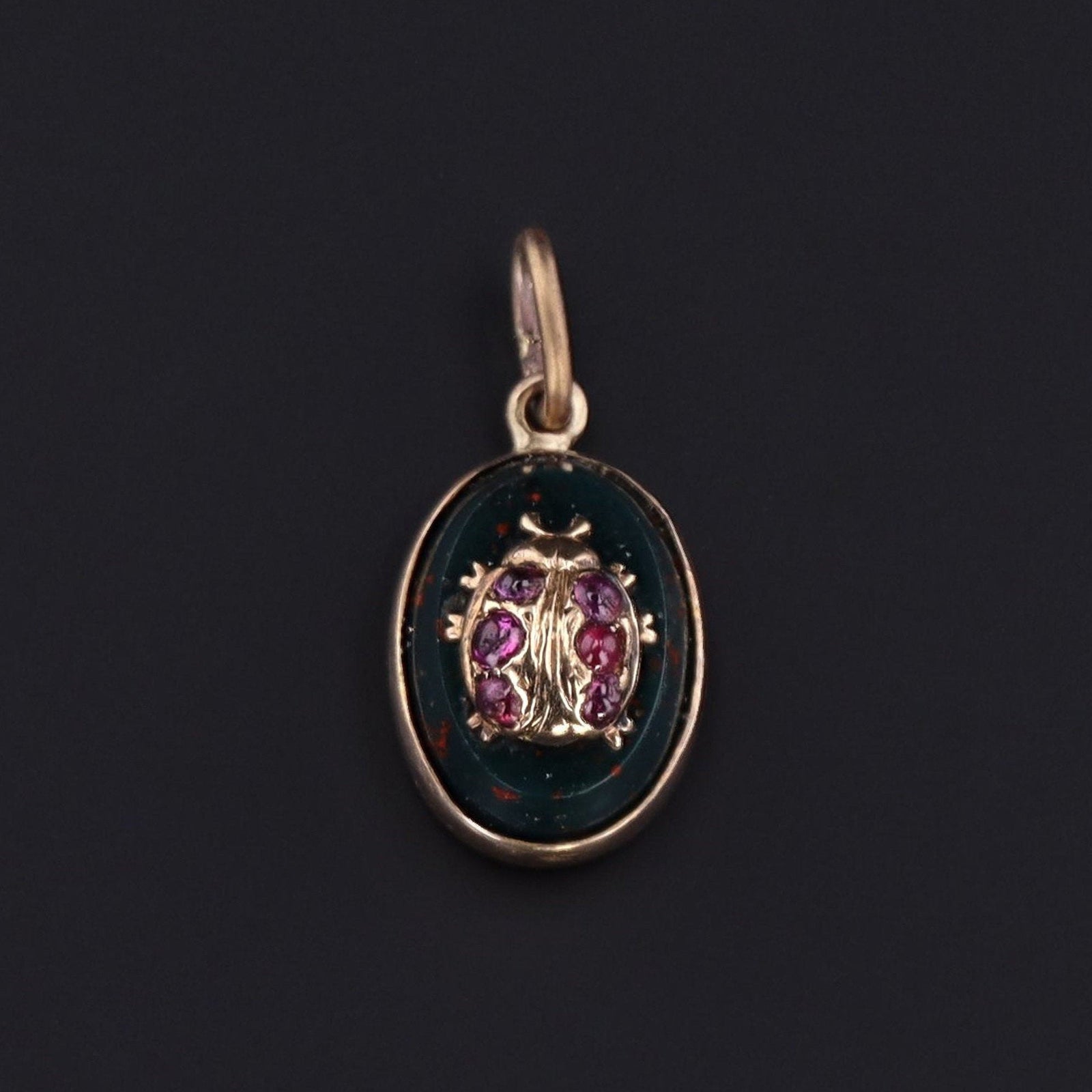 Antique Ladybug Charm | Pin Conversion - Trademark Antiques