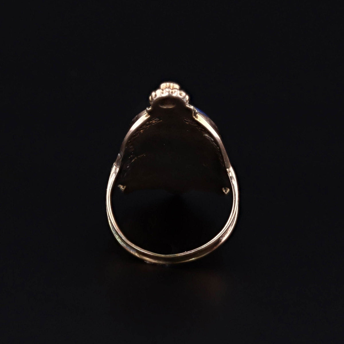 Antique Lapis Lazuli and Diamond Ring - Trademark Antiques
