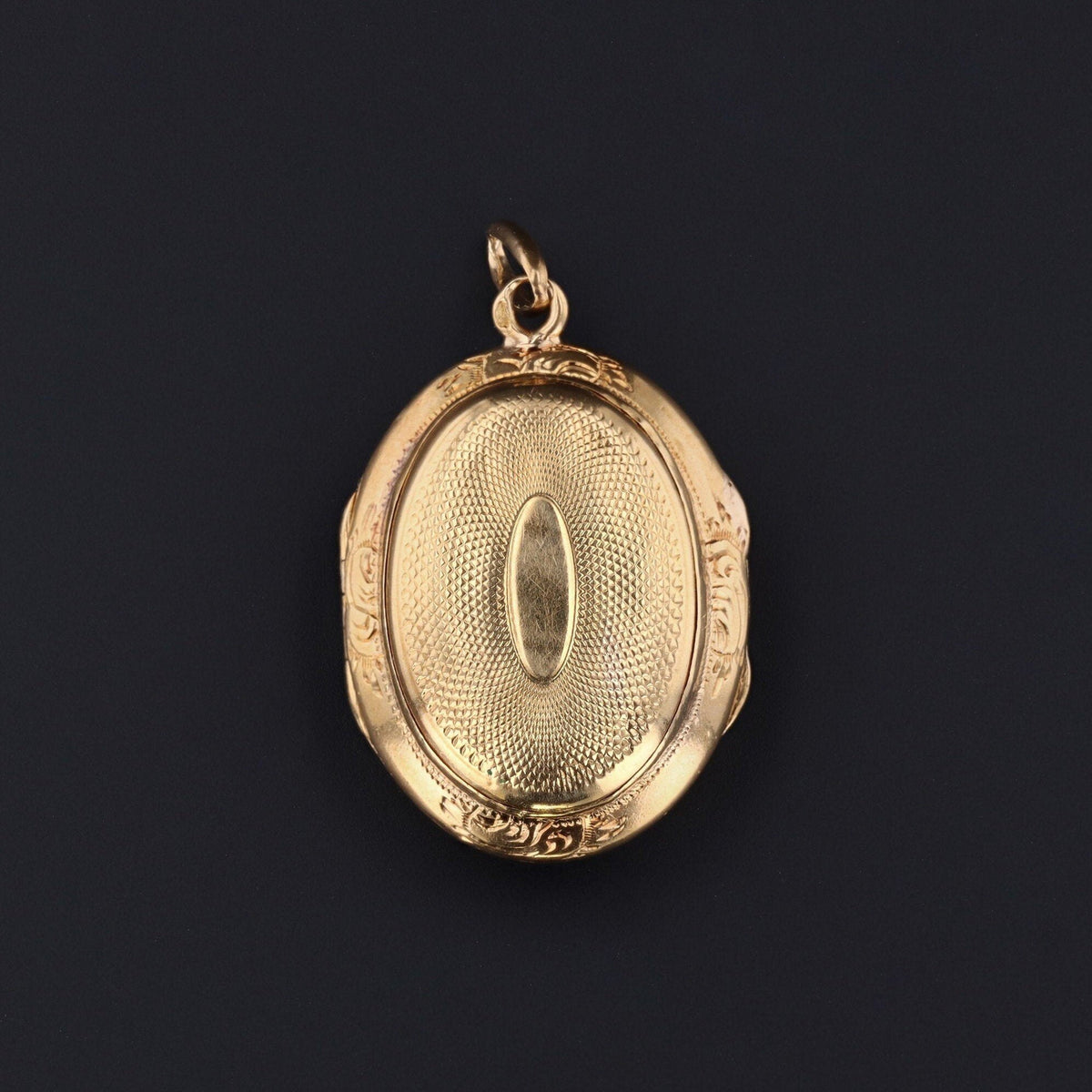 Antique Letter R Locket | Initial R Locket - Trademark Antiques