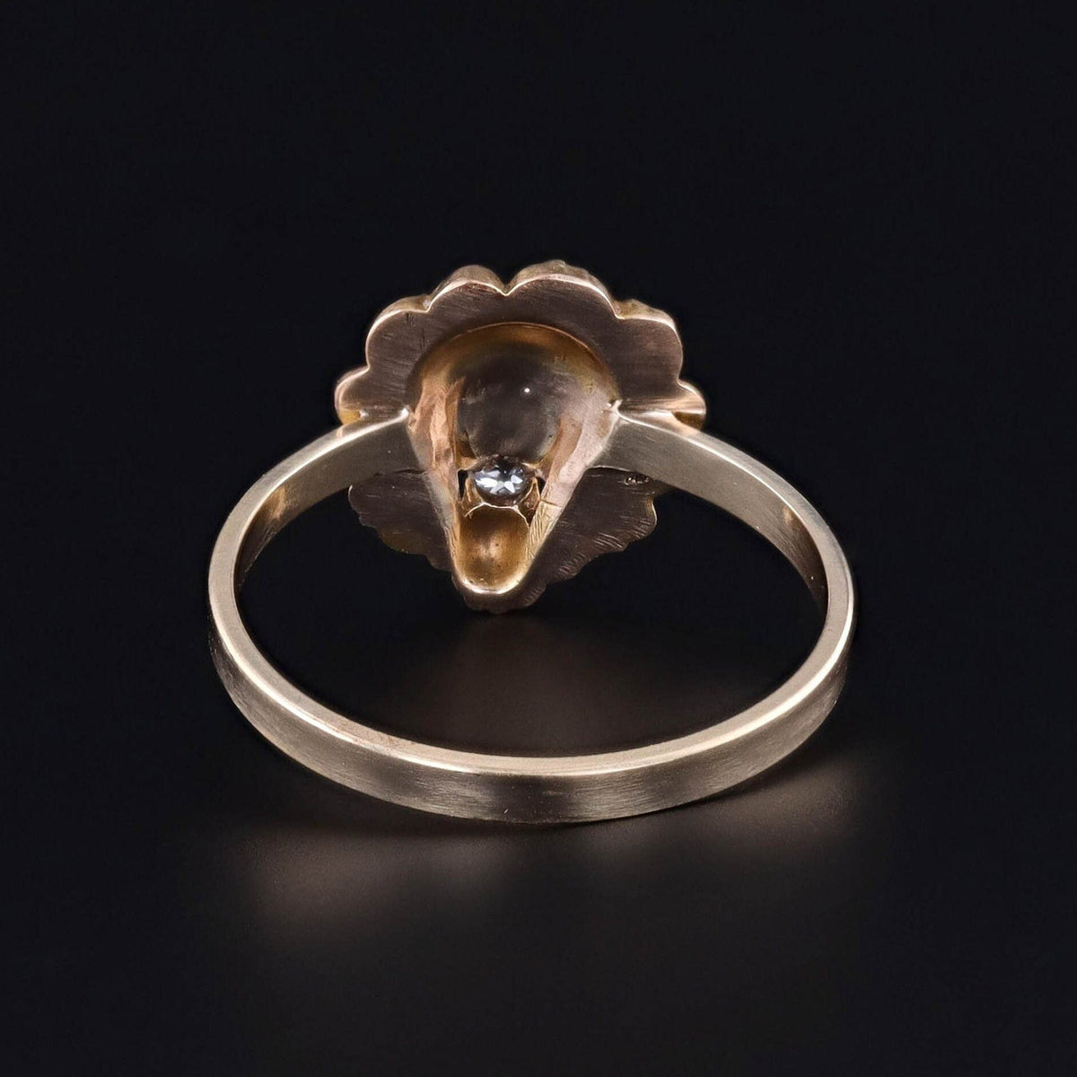 Antique Lion Conversion Ring of 14k Gold - Trademark Antiques