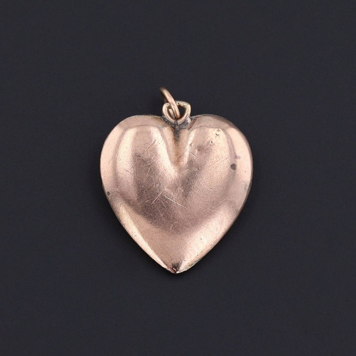 Antique Lion Heart Pendant | 10k Gold Lion Pendant - Trademark Antiques