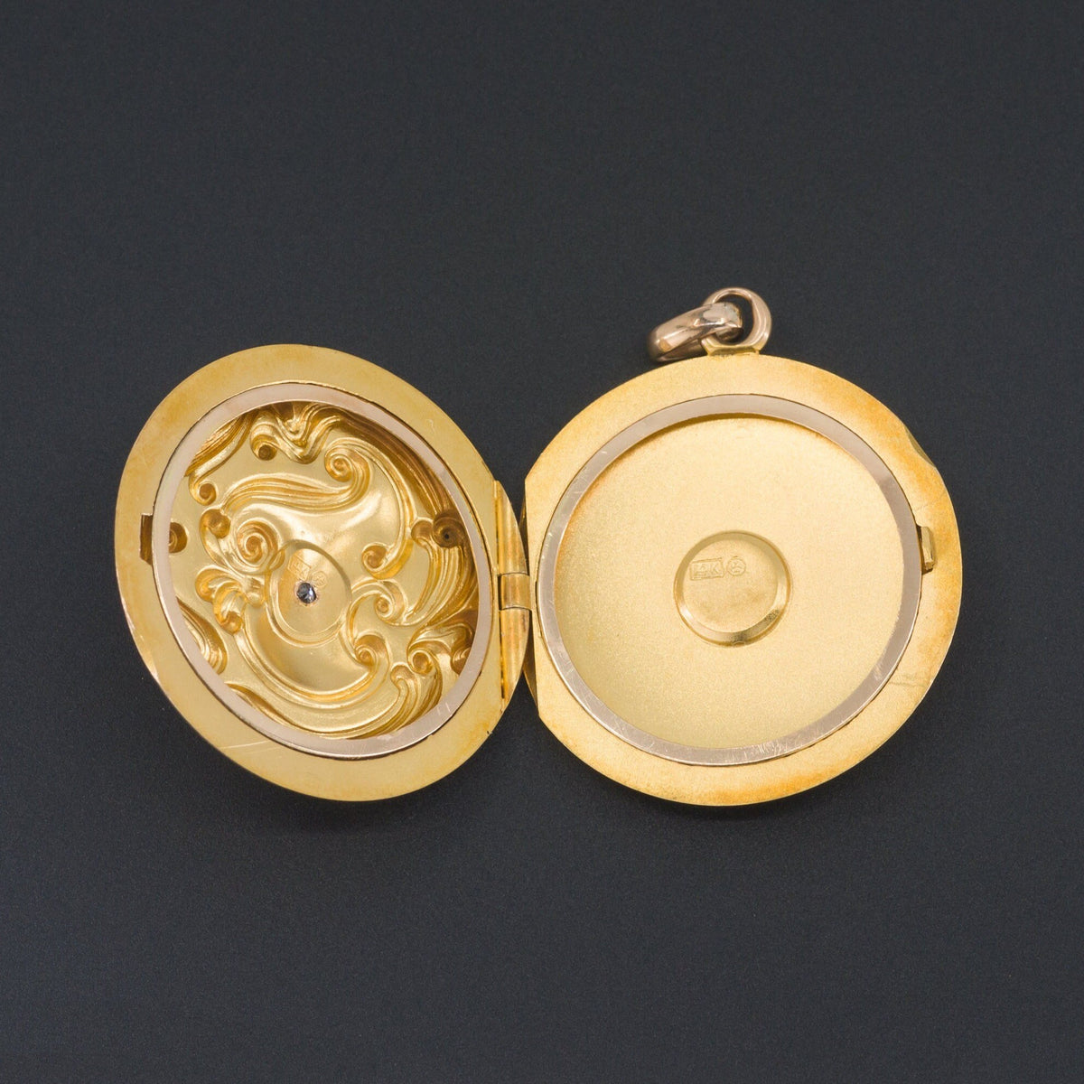 Antique Locket | Antique Diamond Locket - Trademark Antiques