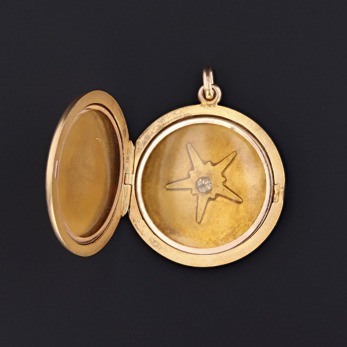 Antique Locket | Antique Diamond Locket - Trademark Antiques