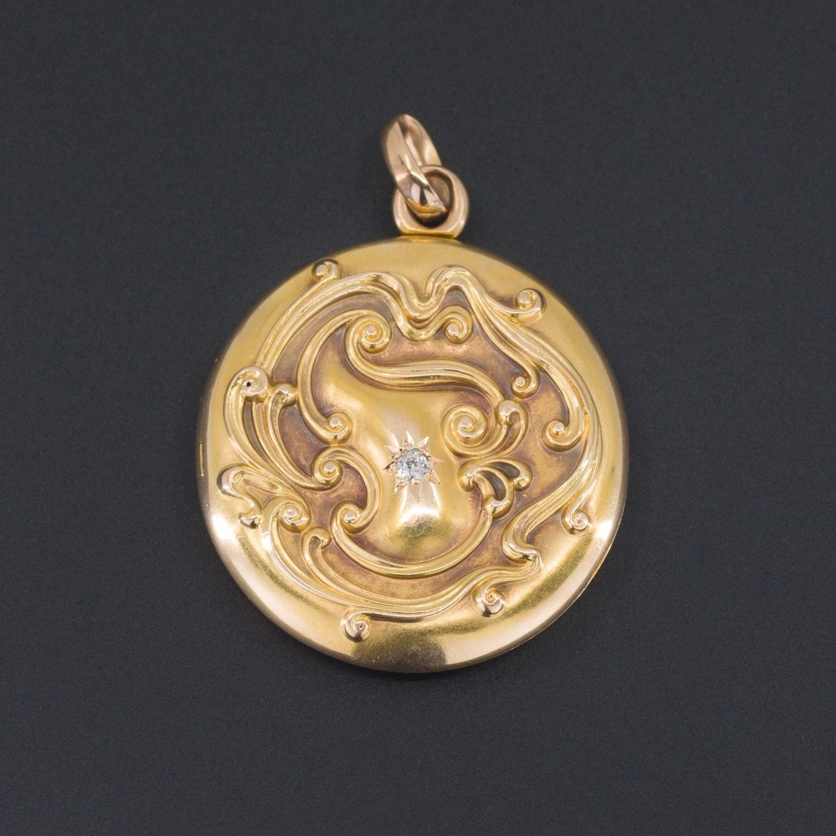 Antique Locket | Antique Diamond Locket - Trademark Antiques