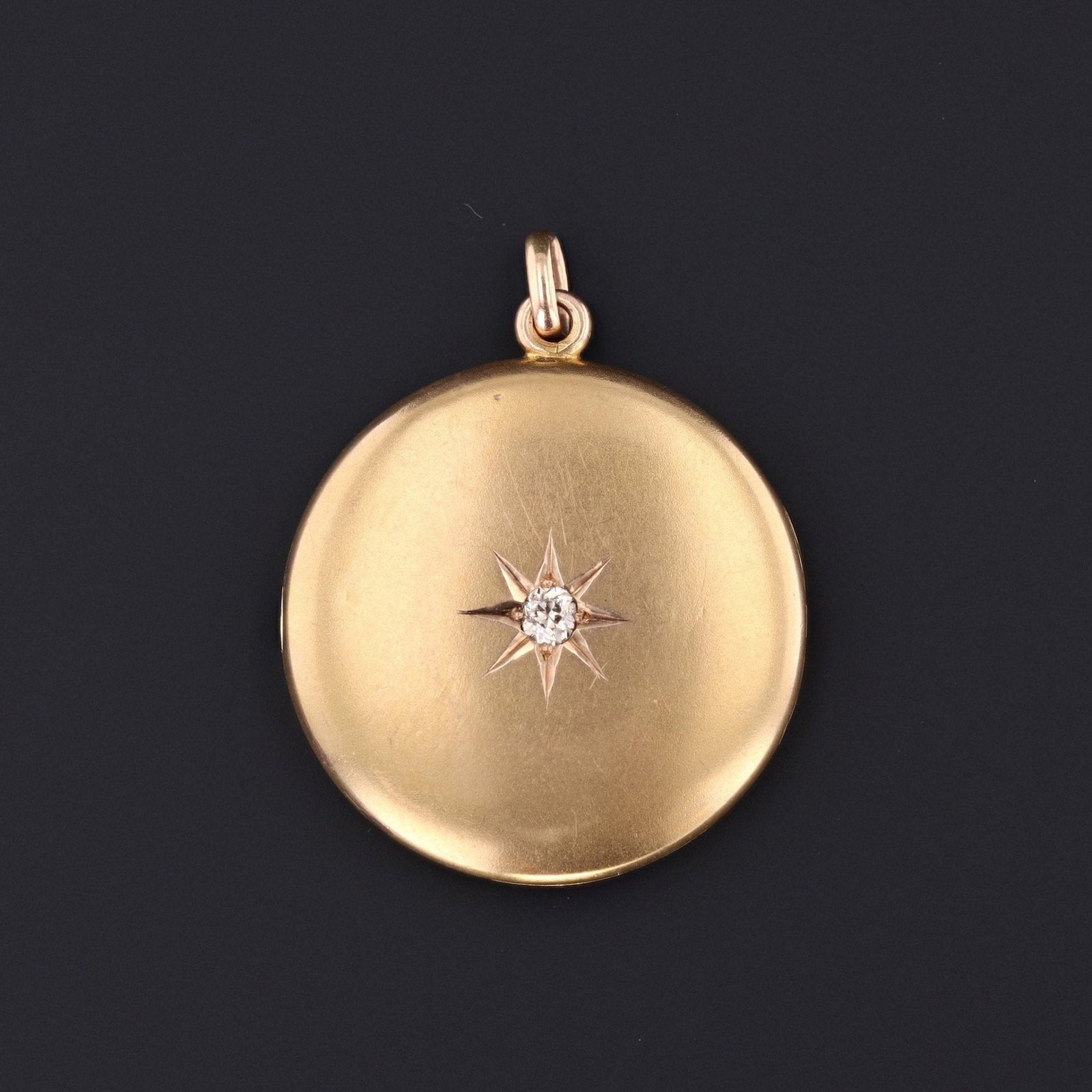 Antique Locket | Antique Diamond Locket - Trademark Antiques