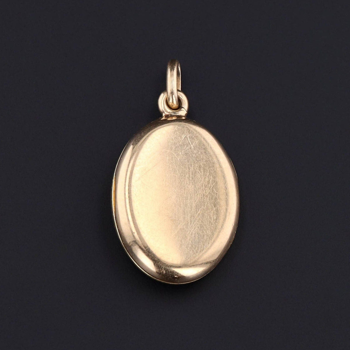 Antique Locket | Blue Enamel &amp; Pearl Locket - Trademark Antiques