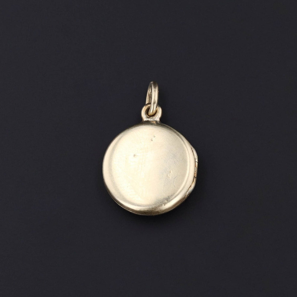 Antique Locket Charm | Mint Green Locket Charm - Trademark Antiques