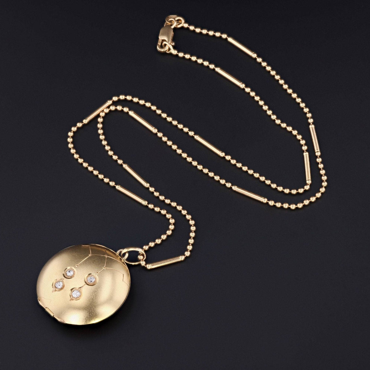 Antique Locket | Diamond Locket - Trademark Antiques