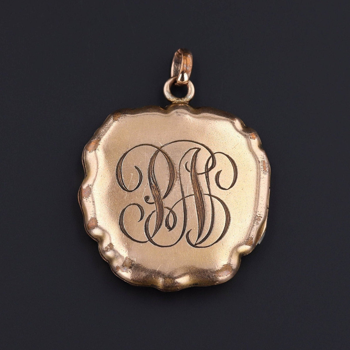 Antique Locket | Flower Locket - Trademark Antiques