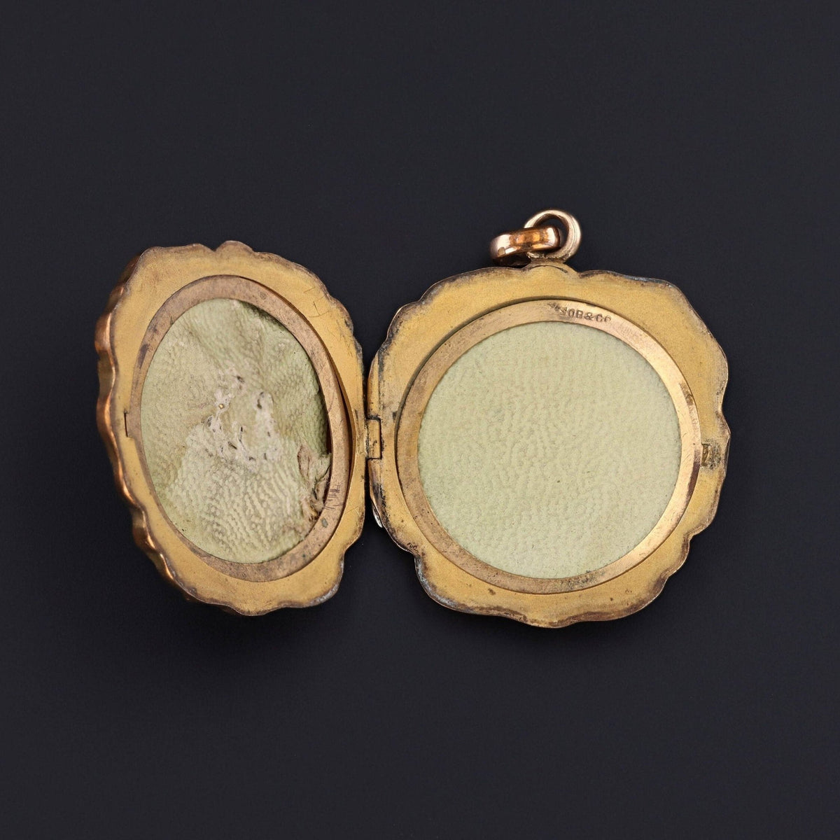 Antique Locket | Flower Locket - Trademark Antiques