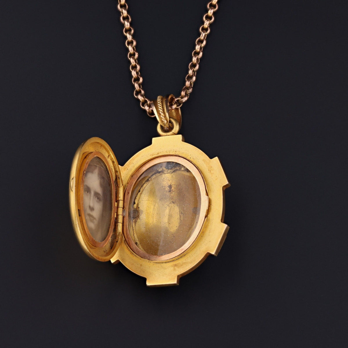 Antique Locket | Turquoise and Pearl Locket - Trademark Antiques
