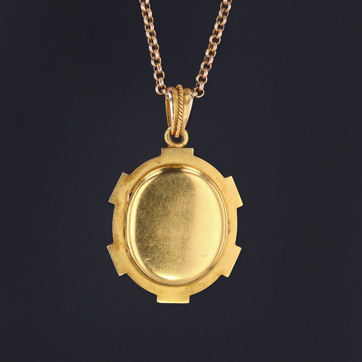 Antique Locket | Turquoise and Pearl Locket - Trademark Antiques