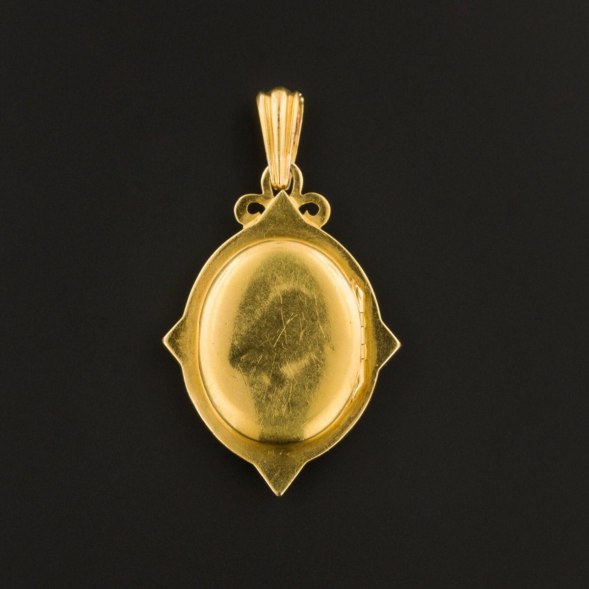Antique Locket | Turquoise &amp; Pearl Locket - Trademark Antiques
